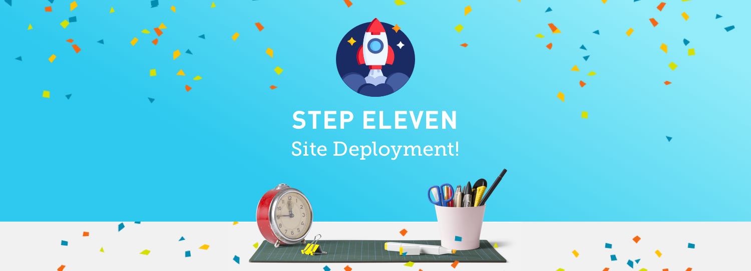 Website design process step eleven: Website deployment