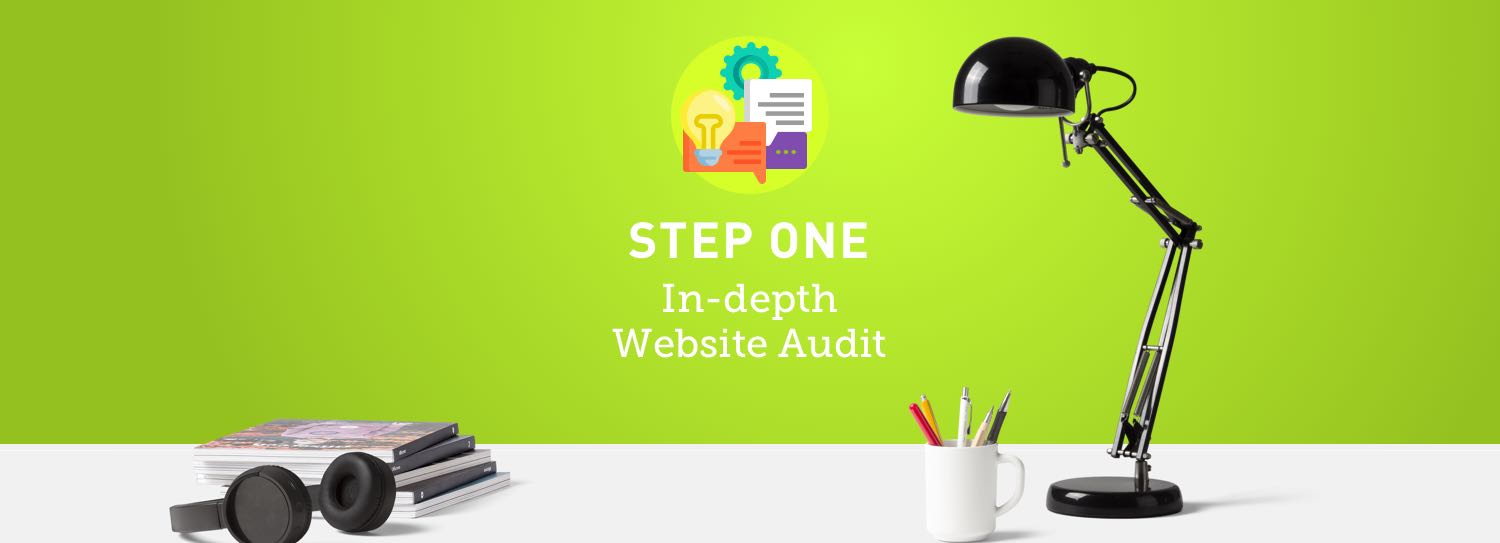 Website design process step one: Website audit and report