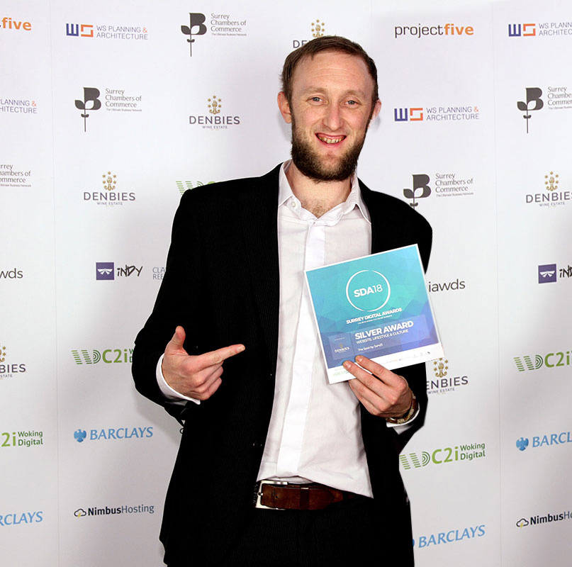 Surrey Digital Awards Winner Lifestyle and Culture 5and3