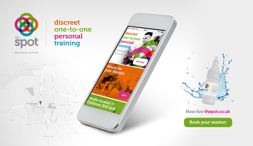 Brand identity and responsive website for gym and wellness centre