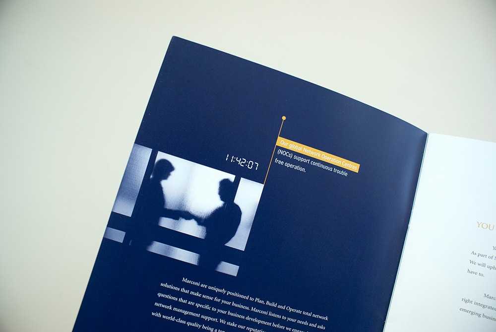 brochure single page focus