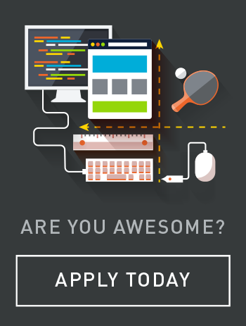 Ambitious web developers' requird for our award-winning team