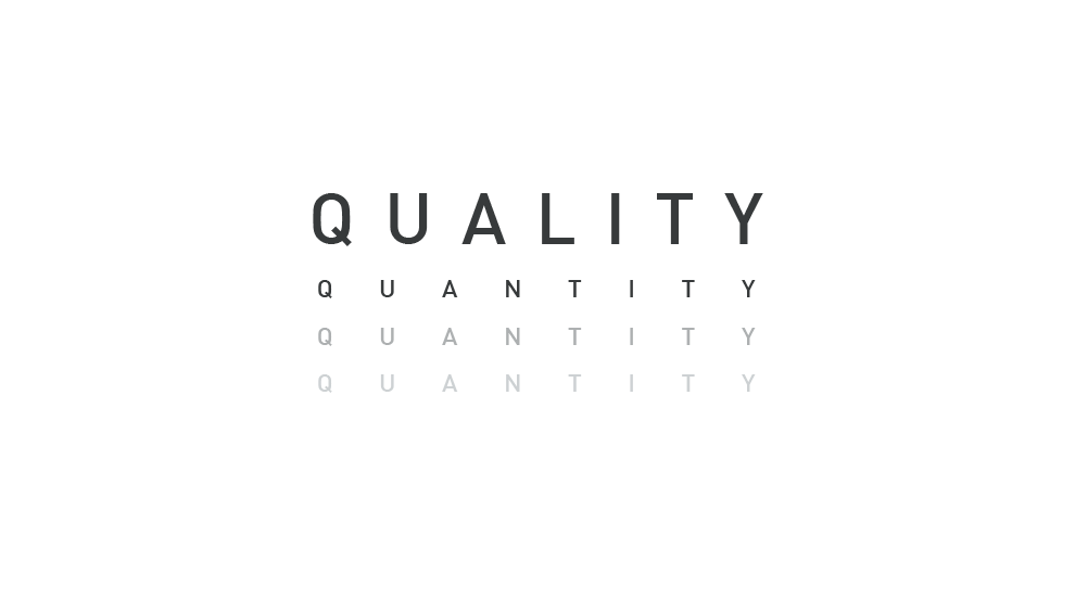 5and3 prioritise quality over quantity