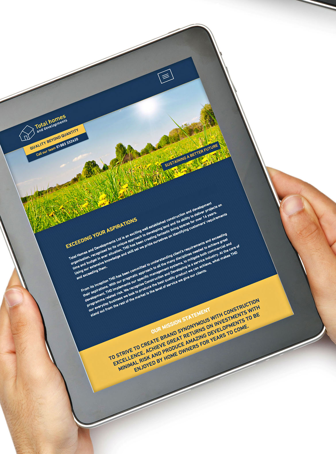 Website design and development for property developer by 5and3